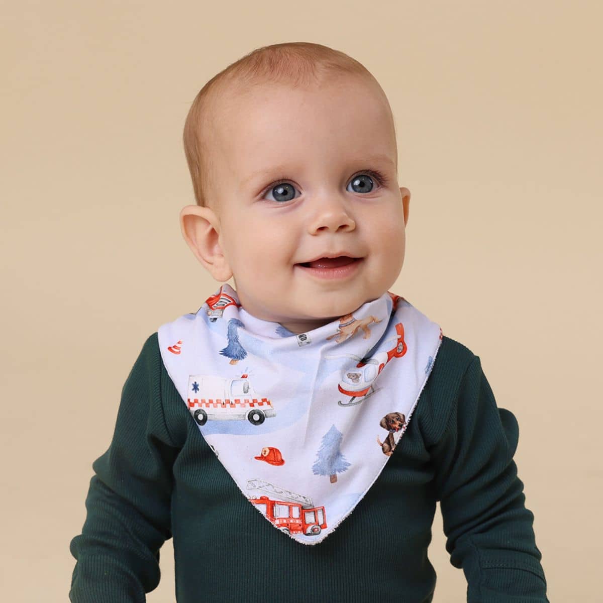 Snuggle Hunny Bandana Dribble Bib - To the Rescue - Image 2