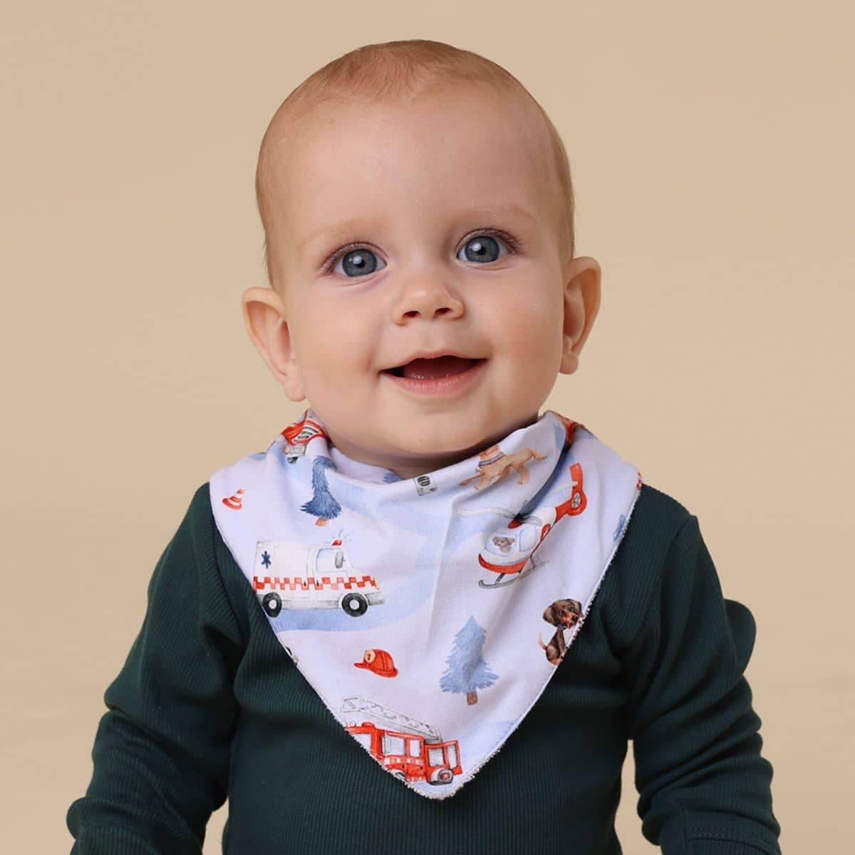 Snuggle Hunny Bandana Dribble Bib - To the Rescue - Image 4