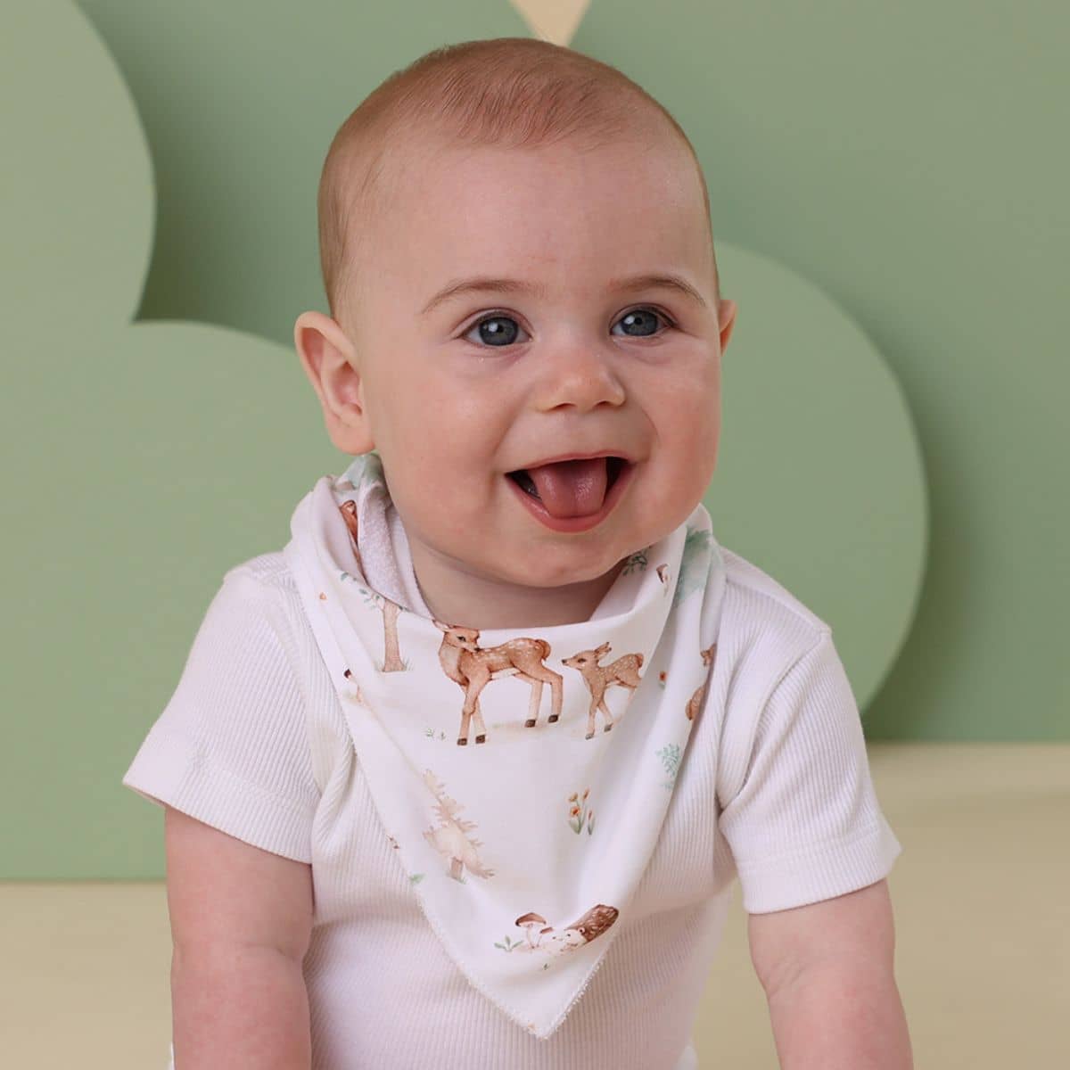 Snuggle Hunny Bandana Dribble Bib - Woodland Tales - Image 3