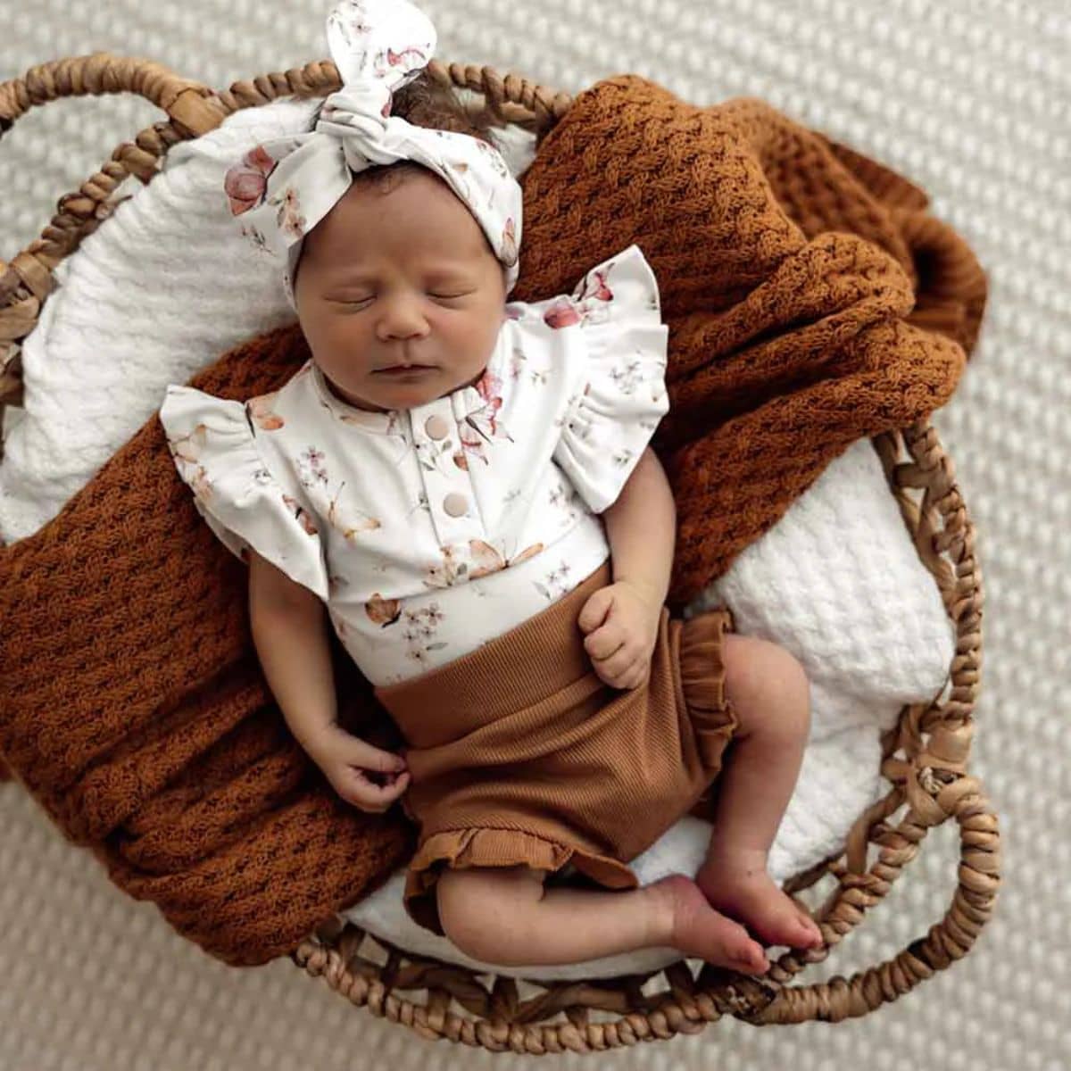 Snuggle Hunny Bloomers - Chestnut - Newborn - Image 2