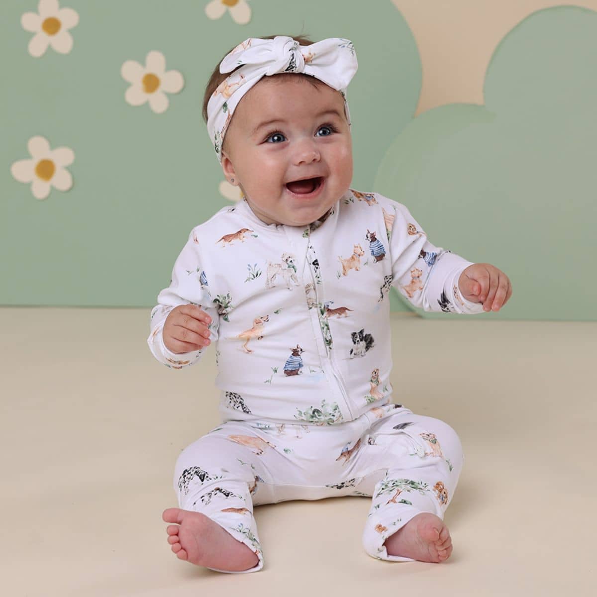 Snuggle Hunny Convertible Romper - Dog Park - Image 3