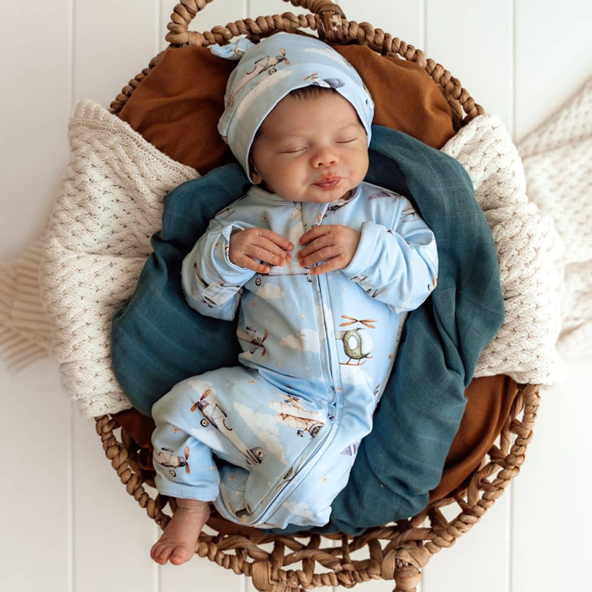 Snuggle Hunny Convertible Romper - Taking Flight - Image 3