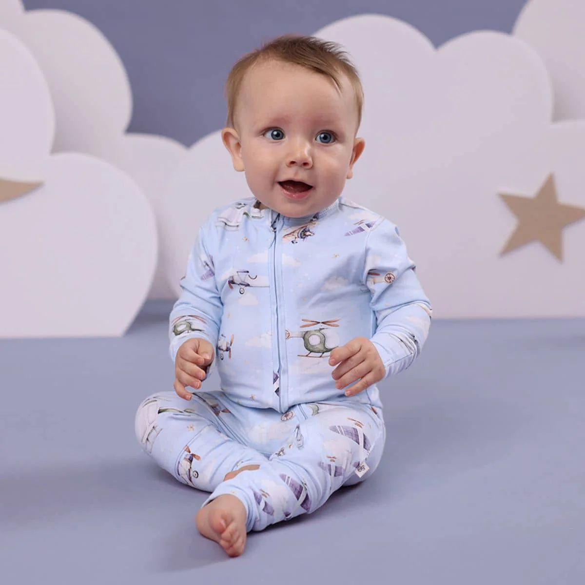 Snuggle Hunny Convertible Romper - Taking Flight - Image 4