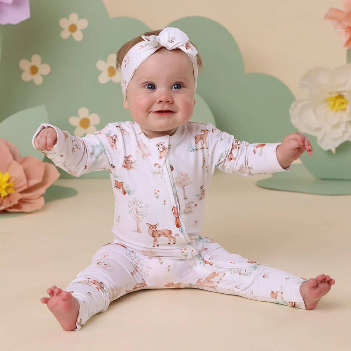 Snuggle Hunny Convertible Romper - Woodland Tales - Image 3