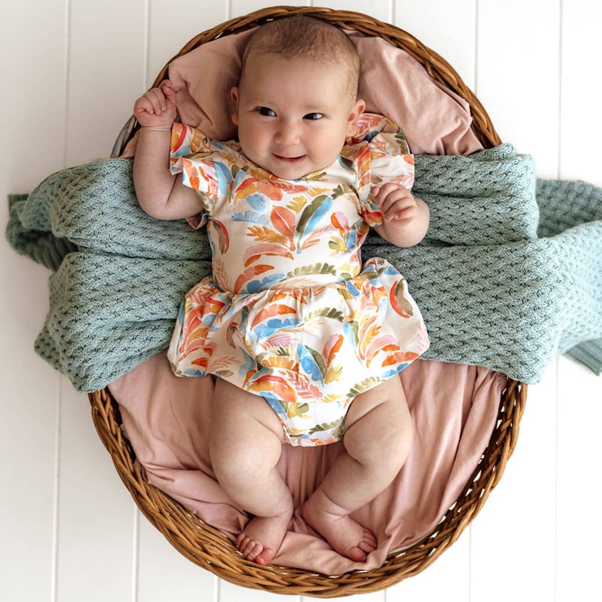 Snuggle Hunny Dress - Summer Palm - Image 3