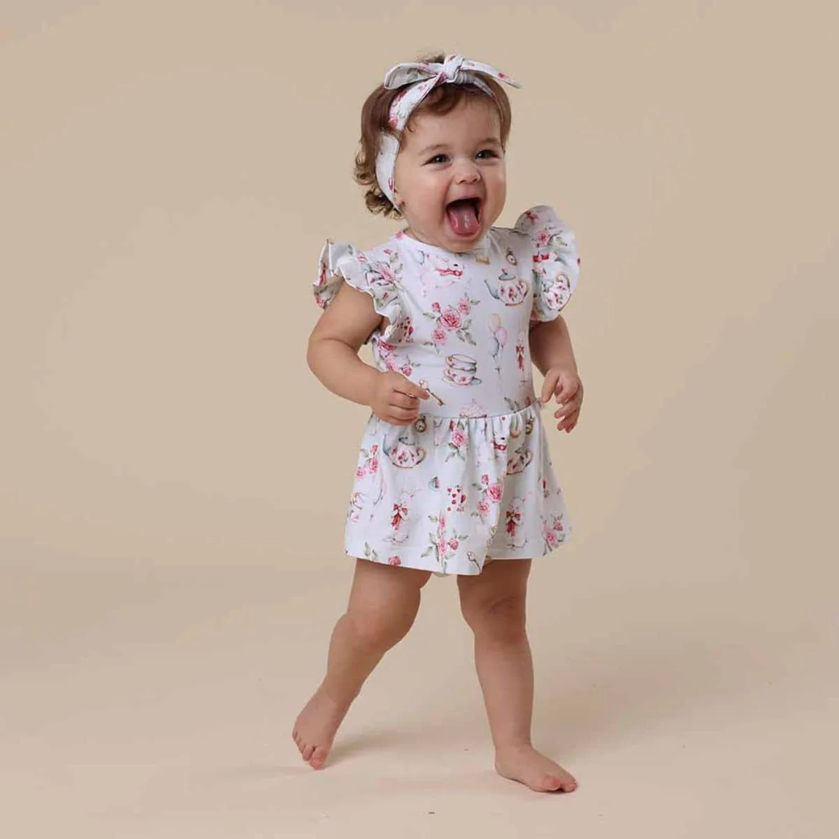 Snuggle Hunny Dress - White Rabbit - 18 to 24 Months - Image 2