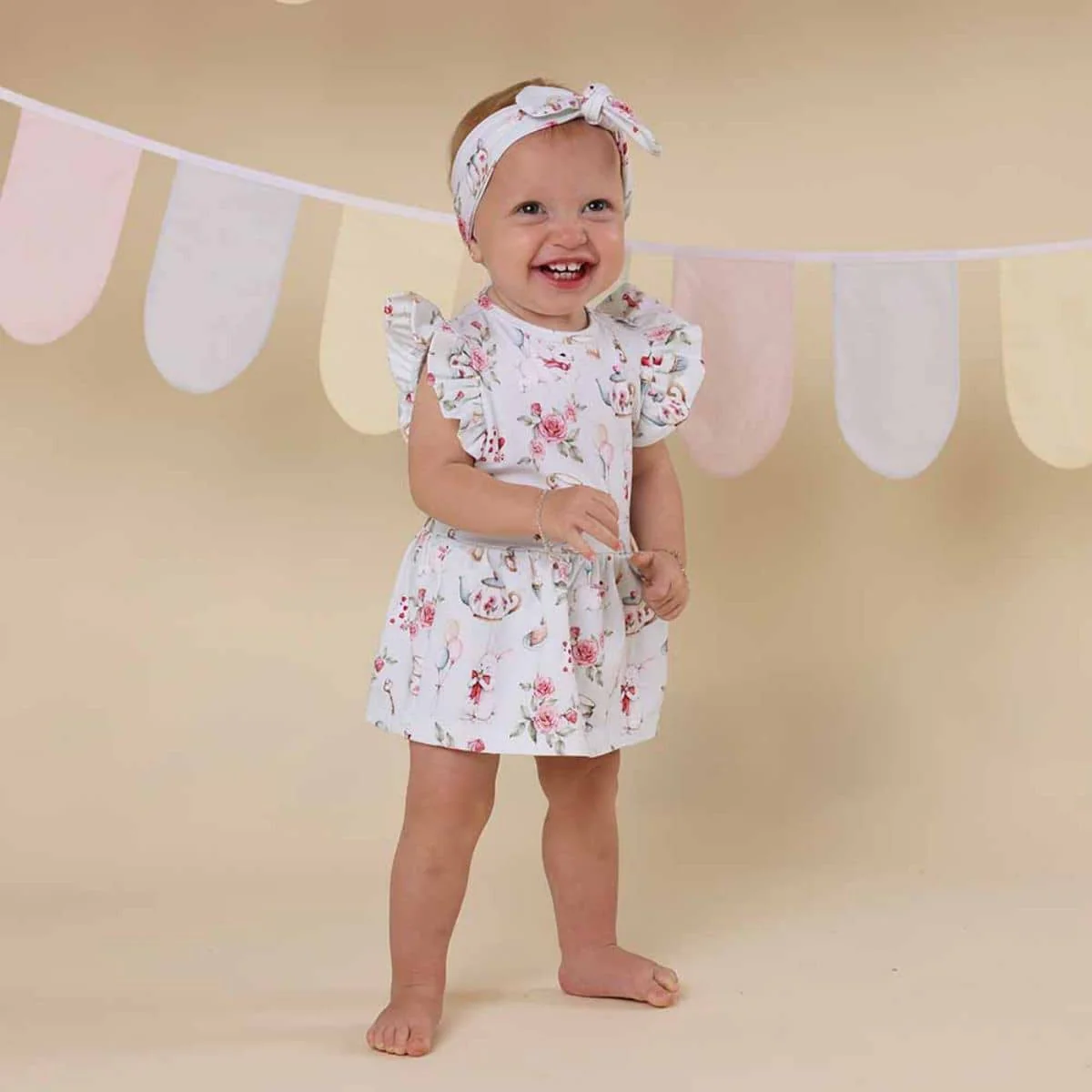 Snuggle Hunny Dress - White Rabbit - 18 to 24 Months - Image 5