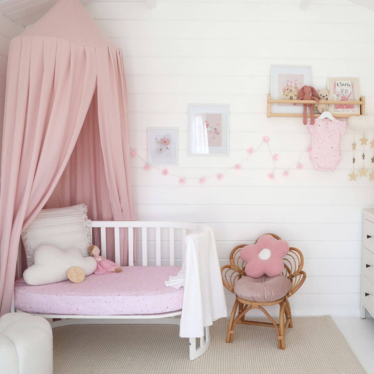 Snuggle Hunny Fitted Cot Sheet - Twinkle - Image 3