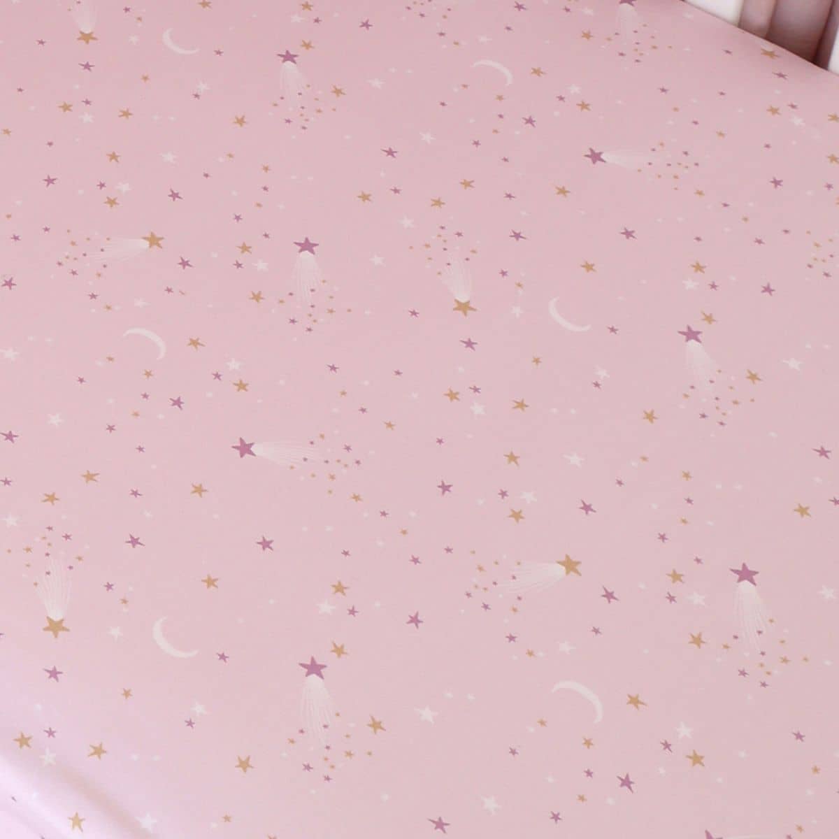 Snuggle Hunny Fitted Cot Sheet - Twinkle - Image 4