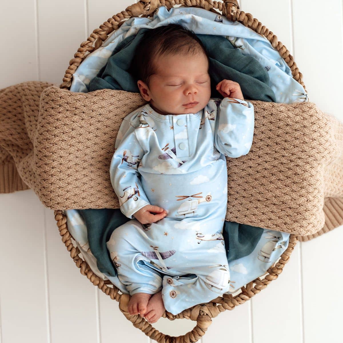 Snuggle Hunny Growsuit - Taking Flight - Newborn - Image 2