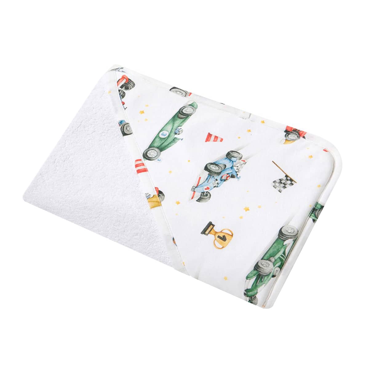 Snuggle Hunny Hooded Baby Towel - Little Racers