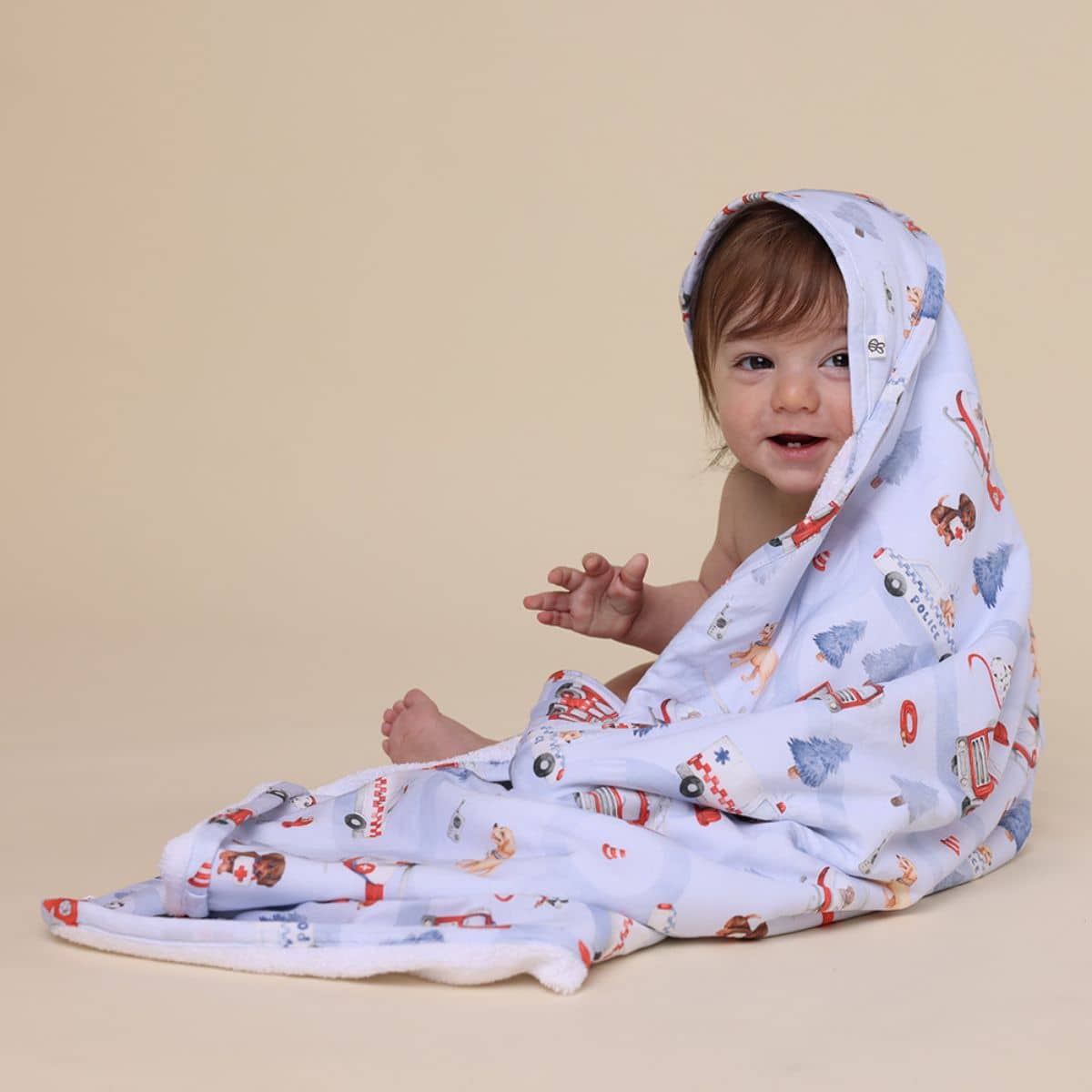Snuggle Hunny Hooded Baby Towel - To the Rescue - Image 5