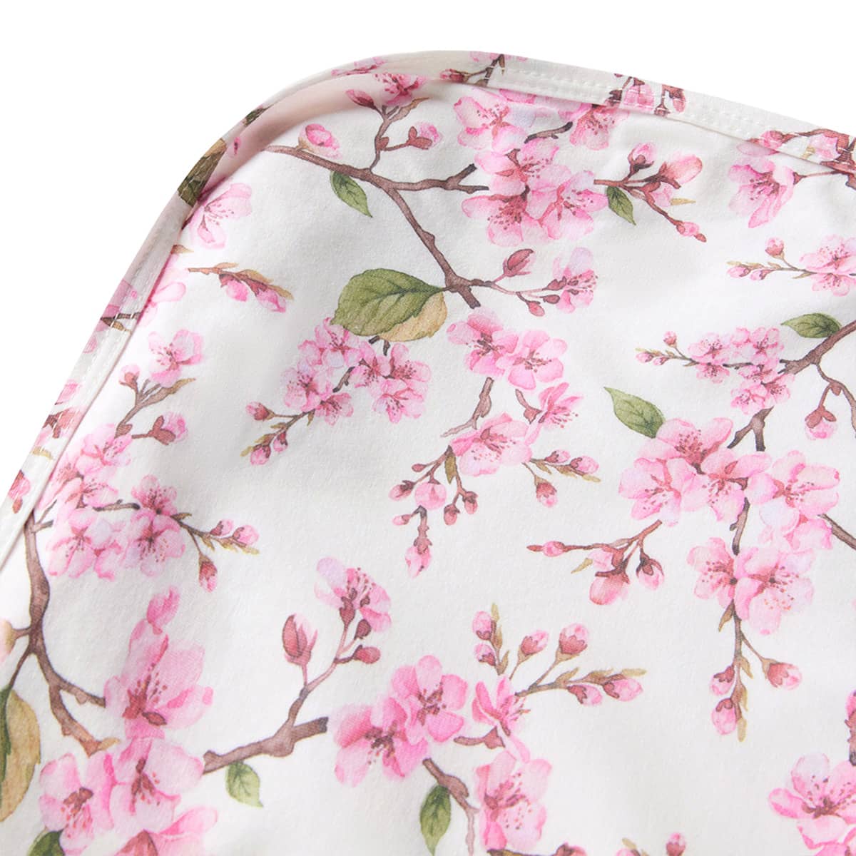 Snuggle Hunny Jersey Wrap with Matching Headwear - Cherry Blossom - Image 4