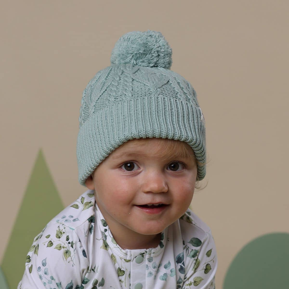 Snuggle Hunny Knit Beanie - Sage - Small - Image 8