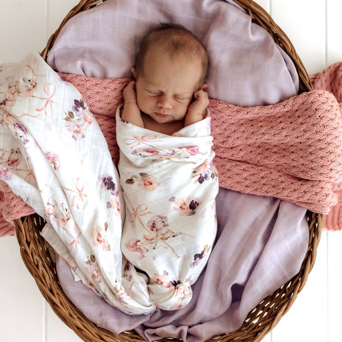 Snuggle Hunny Muslin Wrap - Carousel - Image 3