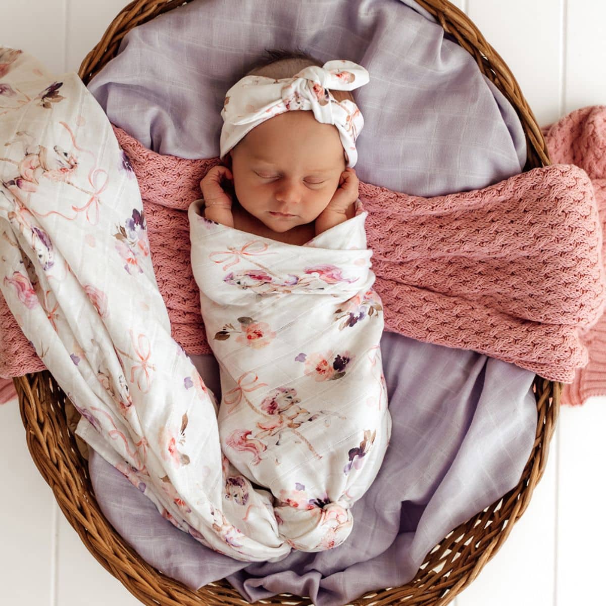 Snuggle Hunny Muslin Wrap - Carousel - Image 5