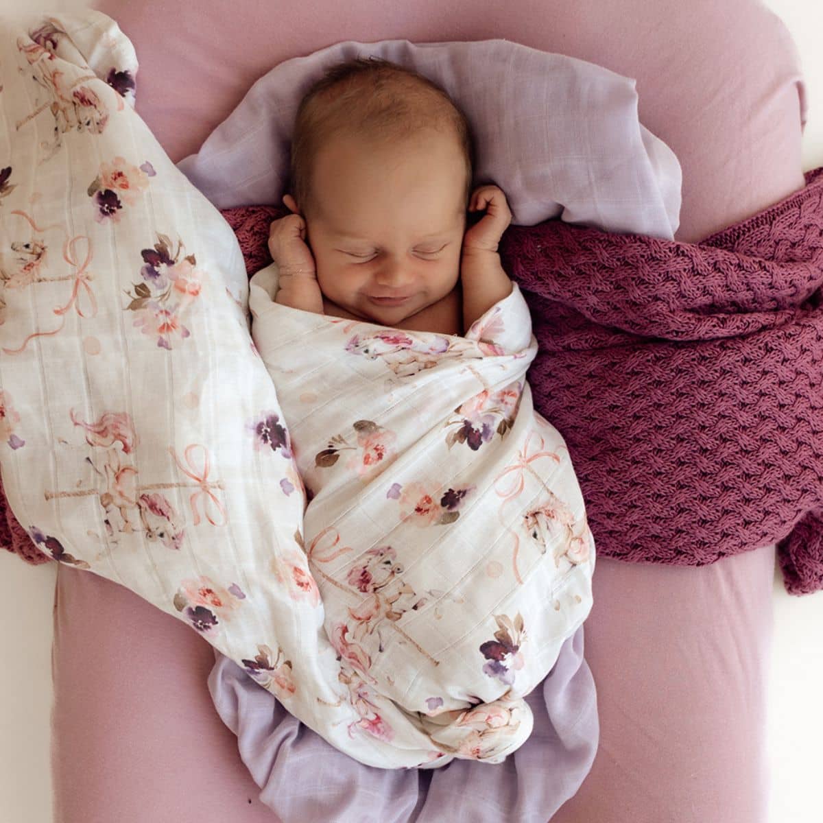 Snuggle Hunny Muslin Wrap - Carousel - Image 6
