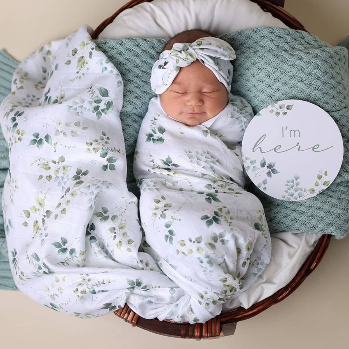Snuggle Hunny Muslin Wrap - Eden - Image 4