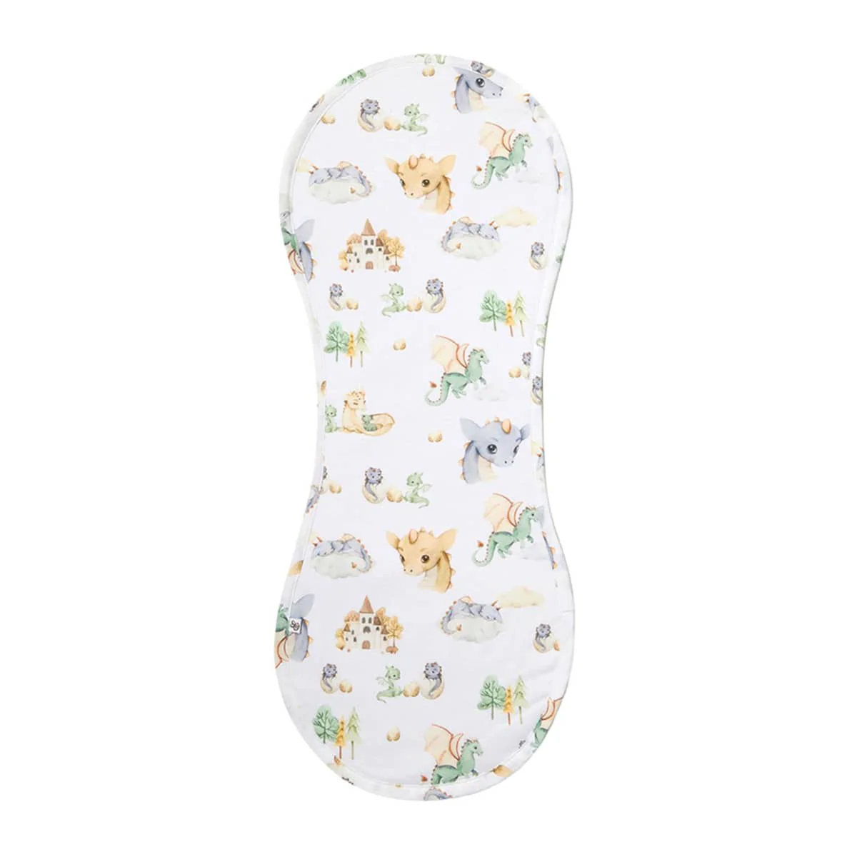 Snuggle Hunny Organic Burp Cloth - Dragon