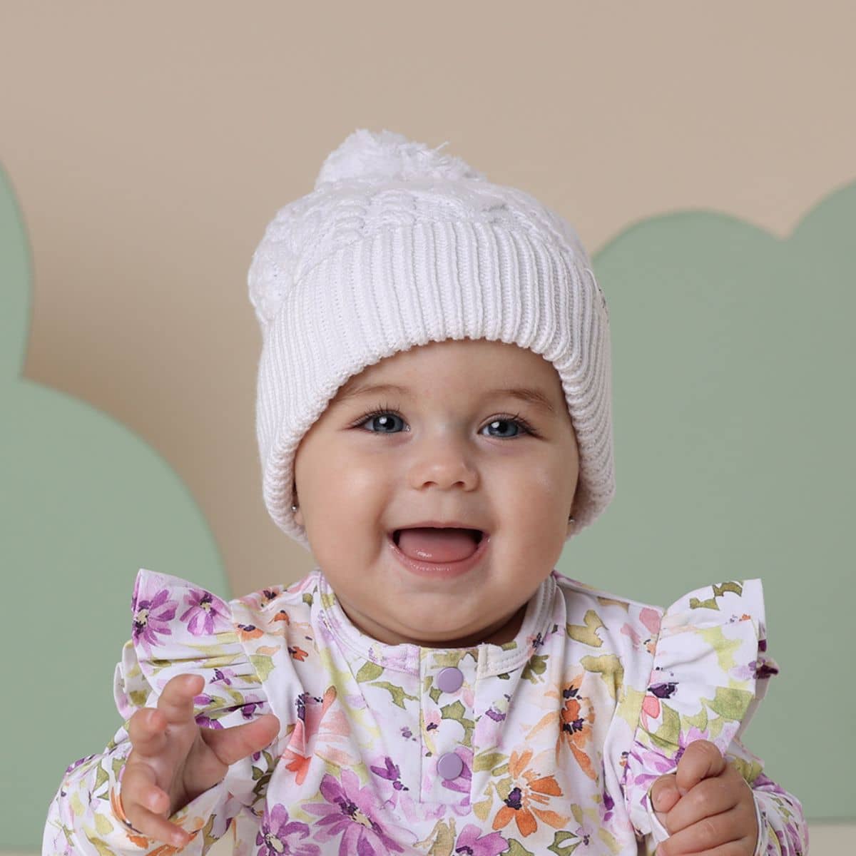 Snuggle Hunny Knit Beanie - White - Image 3