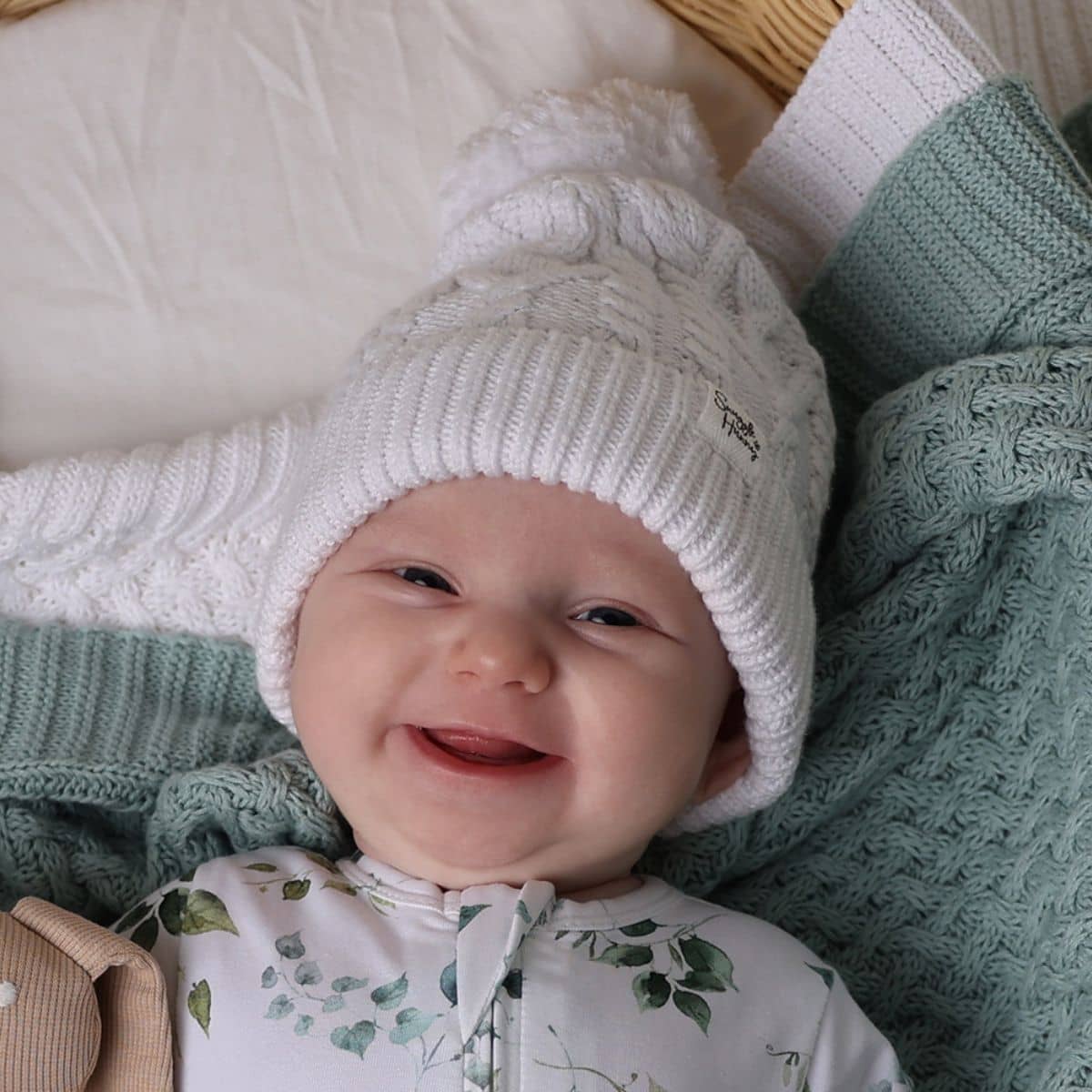 Snuggle Hunny Knit Beanie - White - Image 5