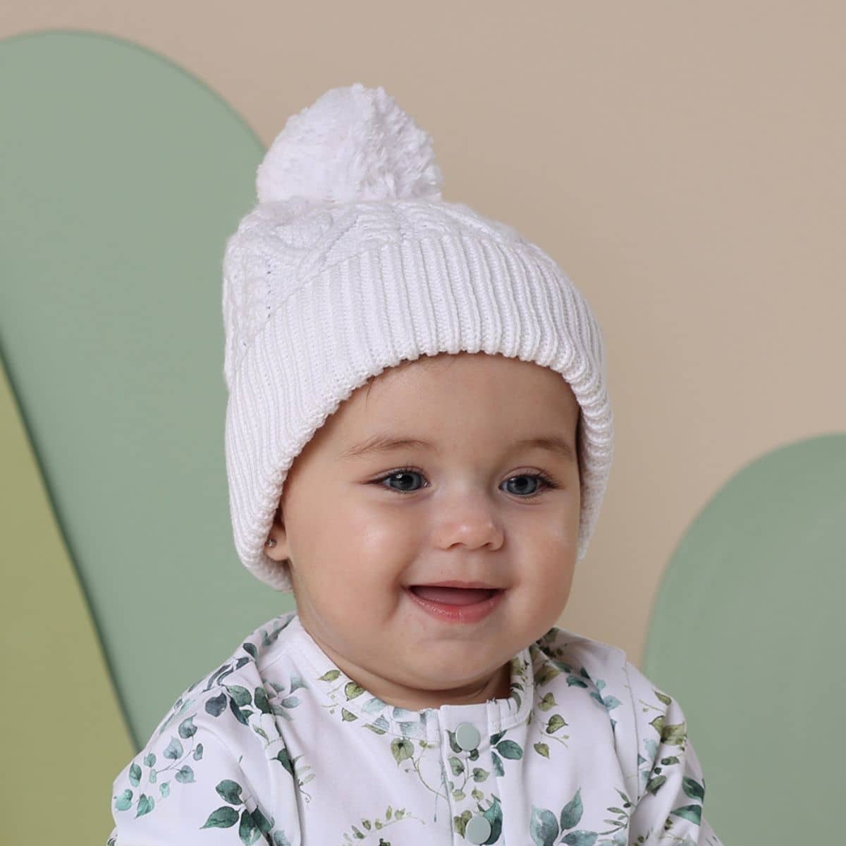 Snuggle Hunny Knit Beanie - White - Image 6