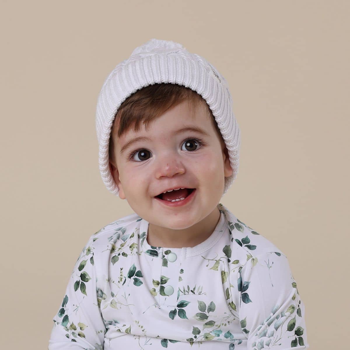 Snuggle Hunny Knit Beanie - White - Image 9