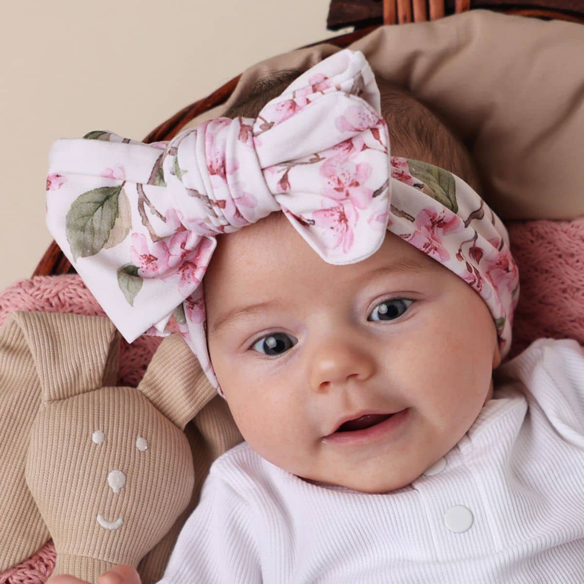 Snuggle Hunny Oversized Bow - Cherry Blossom - Image 6