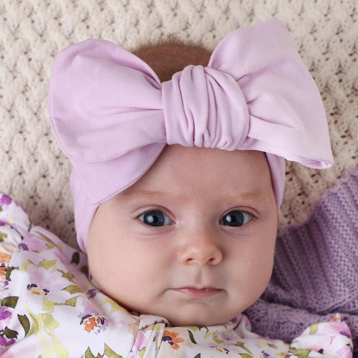 Snuggle Hunny Oversized Bow - Lilac - Image 2