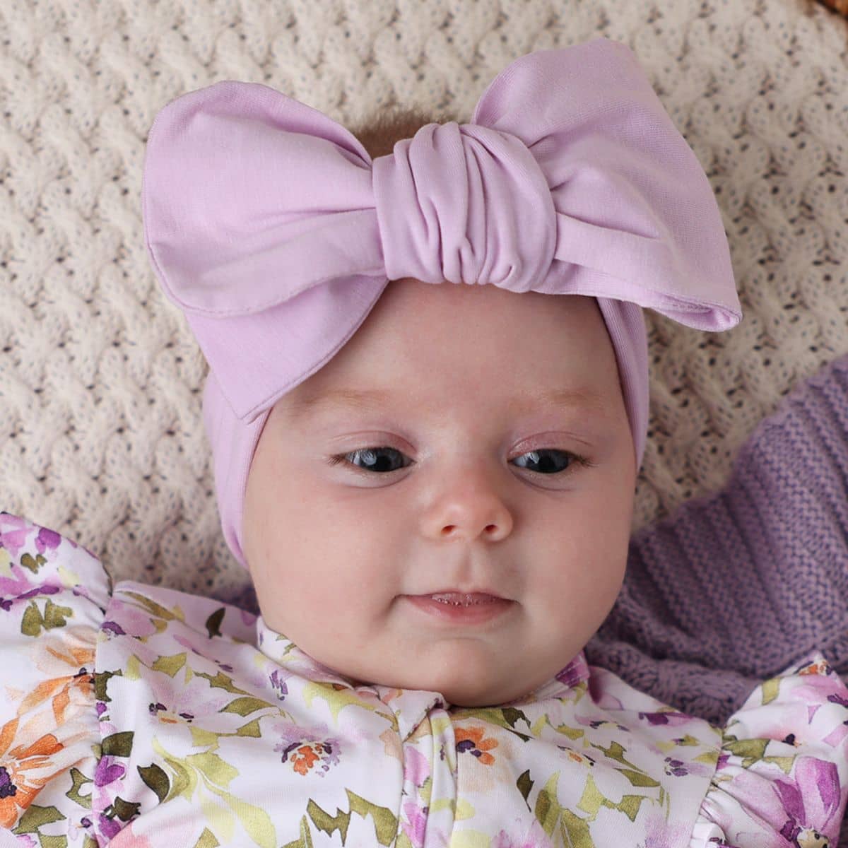 Snuggle Hunny Oversized Bow - Lilac - Image 4