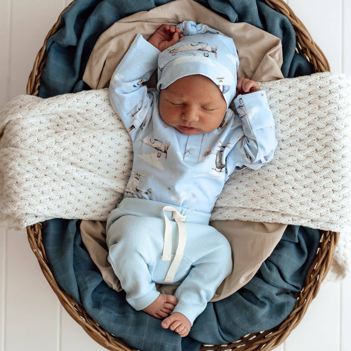 Snuggle Hunny Pants - Baby Blue - Image 2