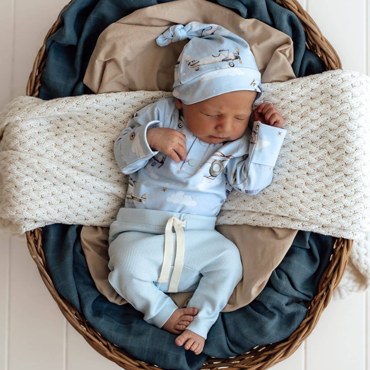 Snuggle Hunny Pants - Baby Blue - Image 4