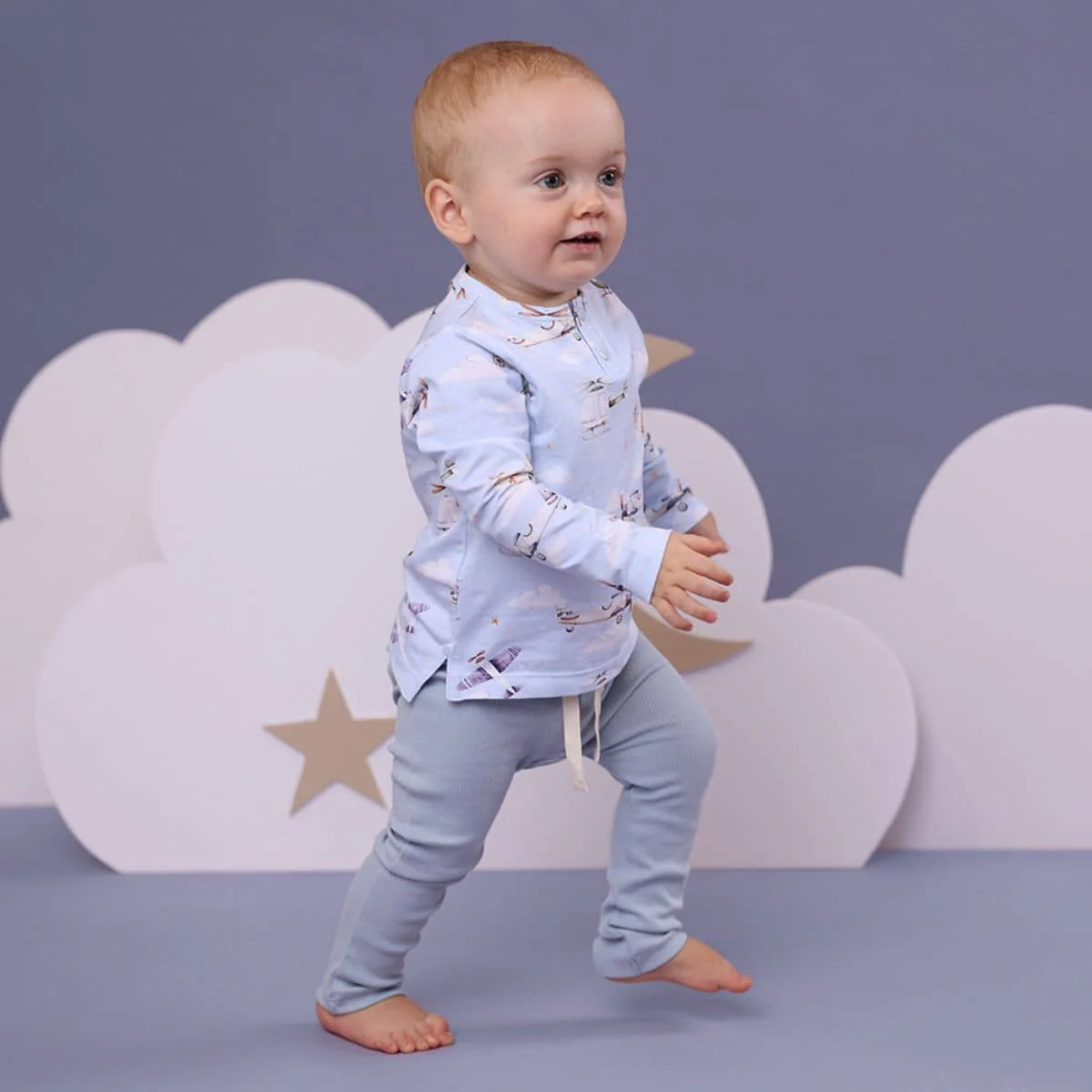 Snuggle Hunny Pants - Baby Blue - Image 5