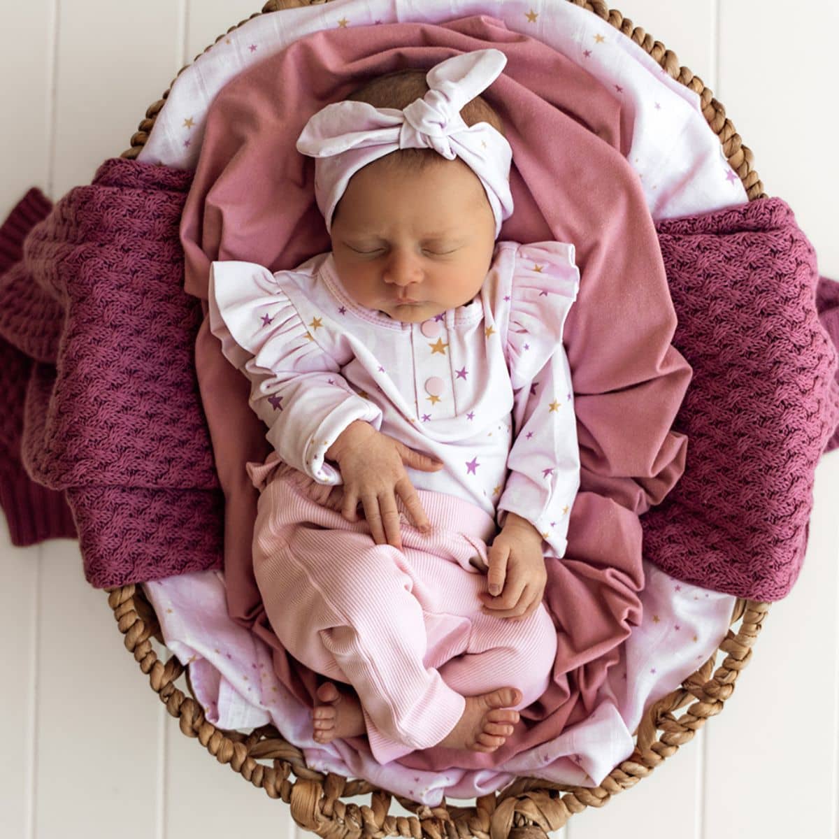 Snuggle Hunny Pants with Frill - Baby Pink - Image 3