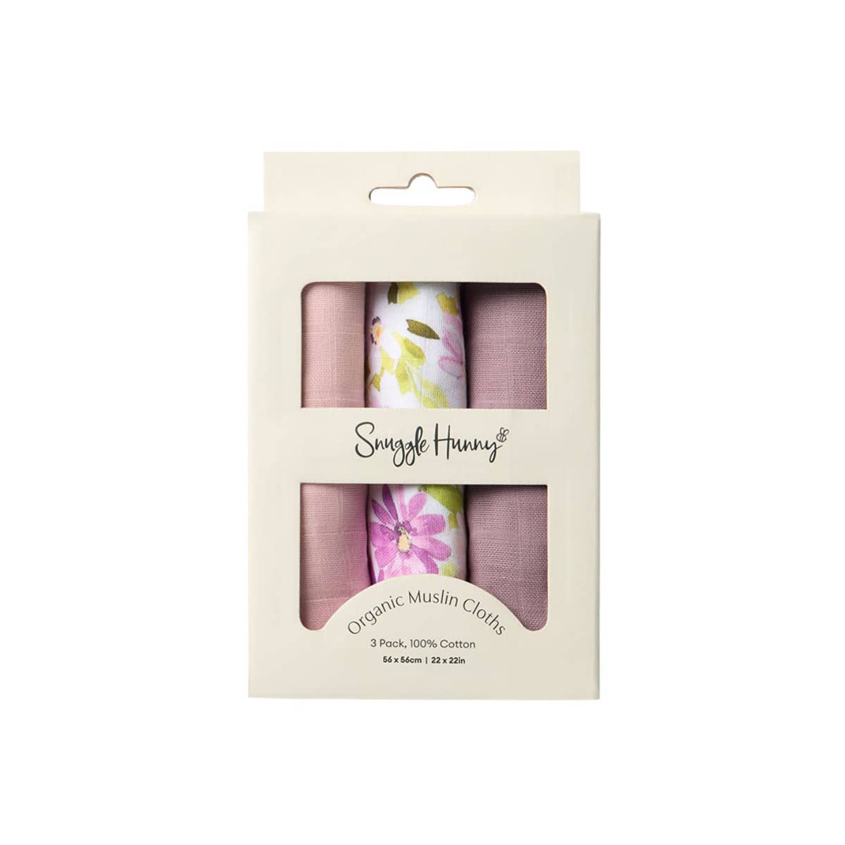 Snuggle Hunny Small Organic Muslin Cloths - Isla / Dusk / Fairytale - Image 2