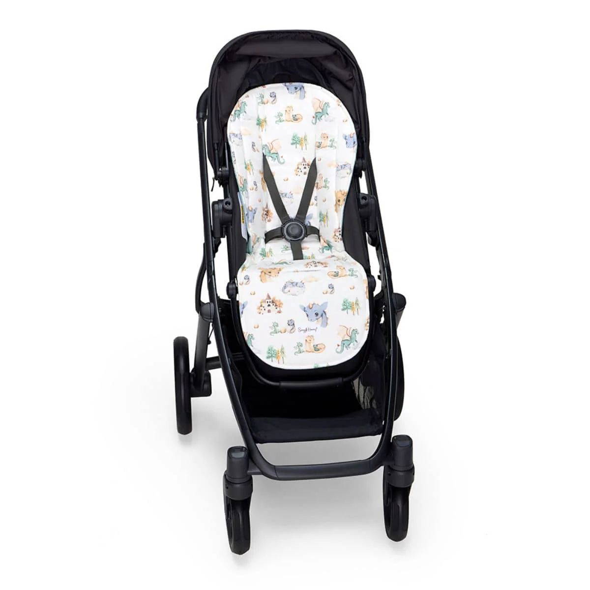 Snuggle Hunny Universal Organic Pram Liner - Dragon - Image 4
