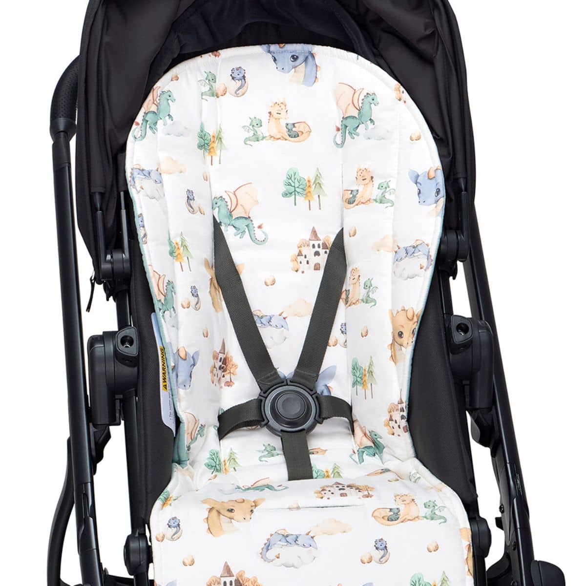 Snuggle Hunny Universal Organic Pram Liner - Dragon - Image 5