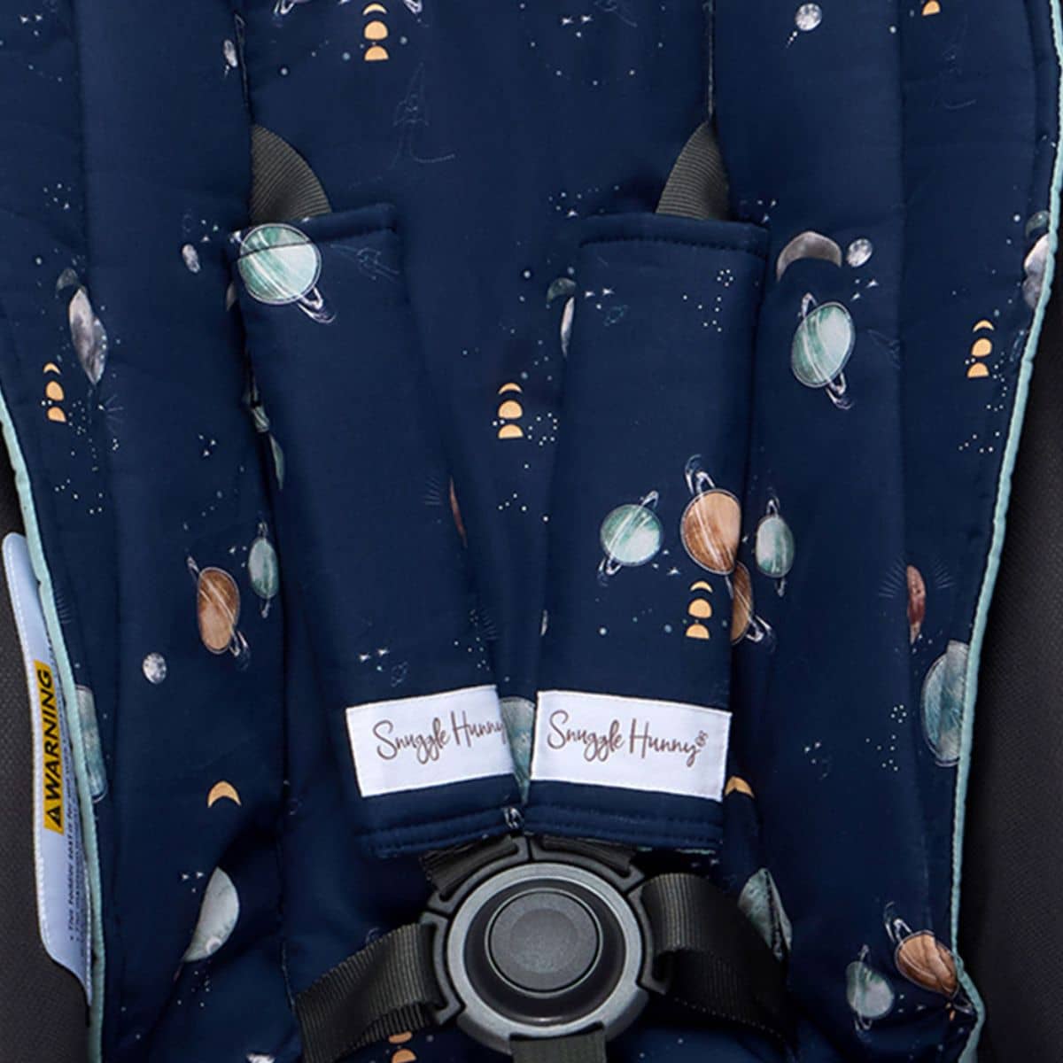 Snuggle Hunny Universal Reversible Pram Strap Covers - Milky Way - Image 2