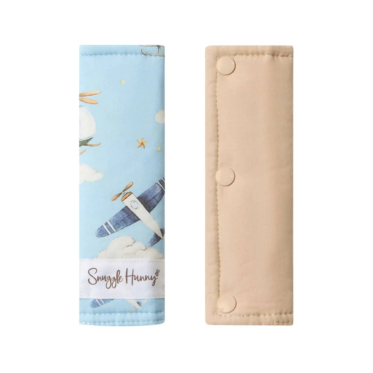 Snuggle Hunny Universal Reversible Pram Strap Covers - Taking Flight