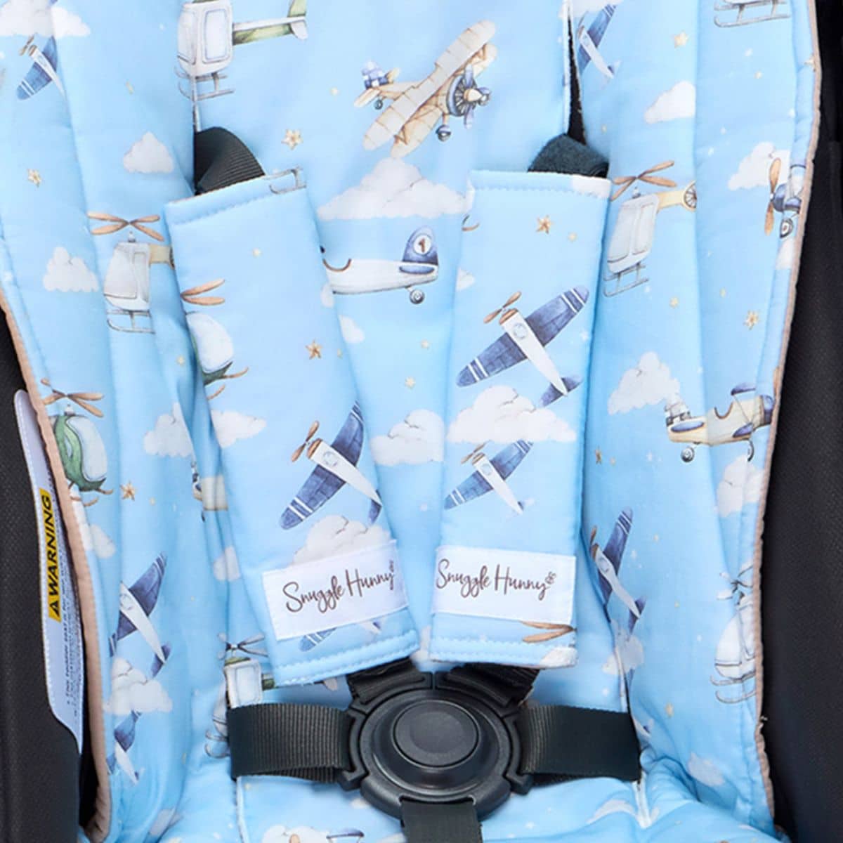 Snuggle Hunny Universal Reversible Pram Strap Covers - Taking Flight - Image 2