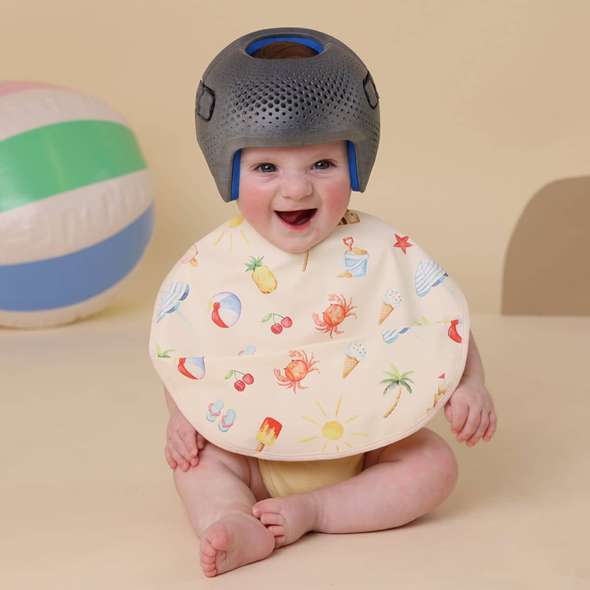 Snuggle Hunny Waterproof Snuggle Bib - Beach Fun - Image 2