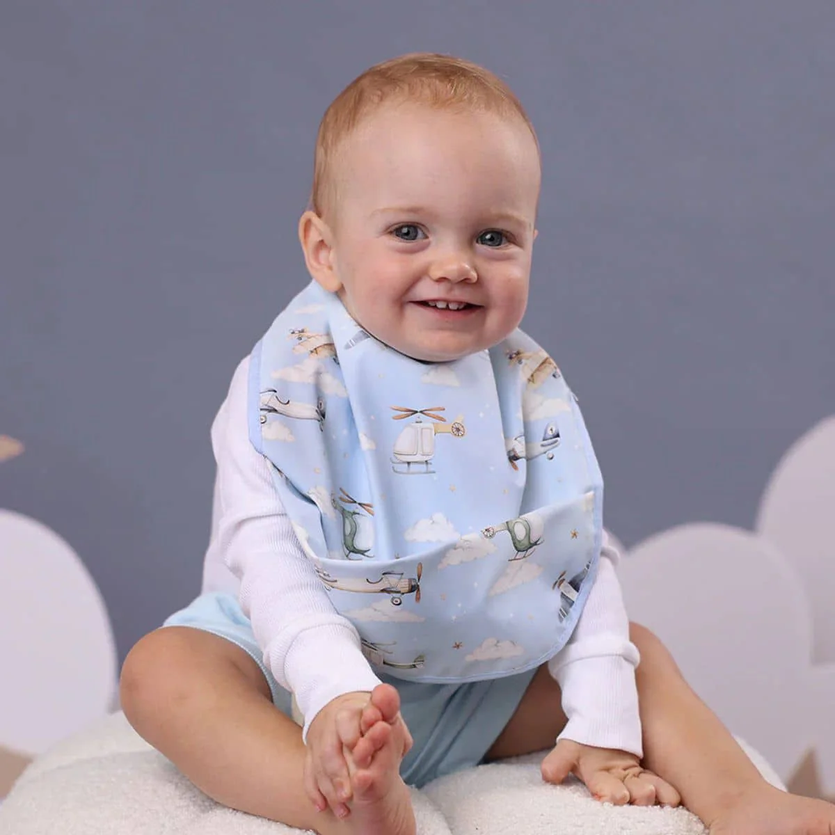 Snuggle Hunny Waterproof Snuggle Bib - Taking Flight - Image 2