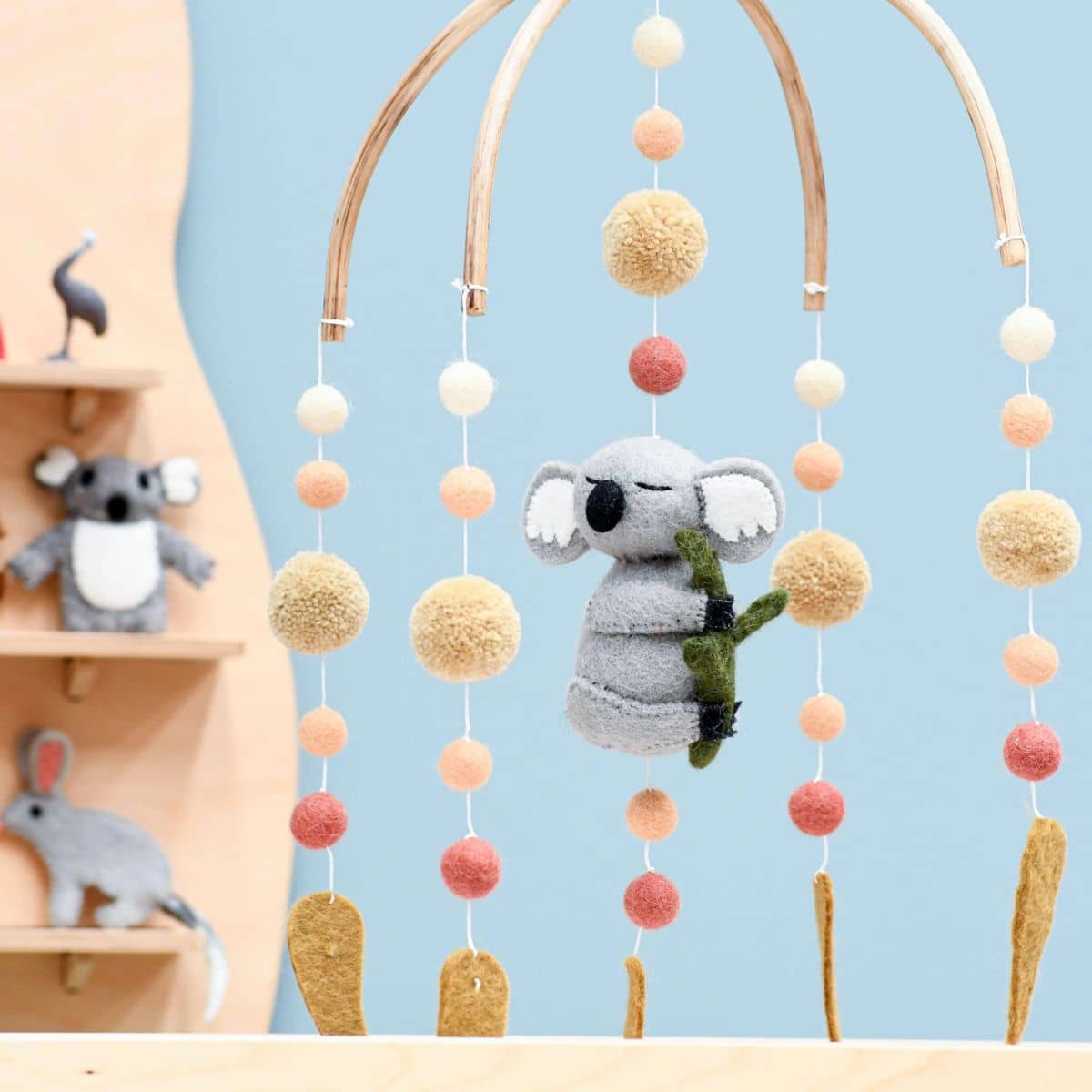 Tara Treasures Baby Cot Mobile - Sleeping Koala - Image 10