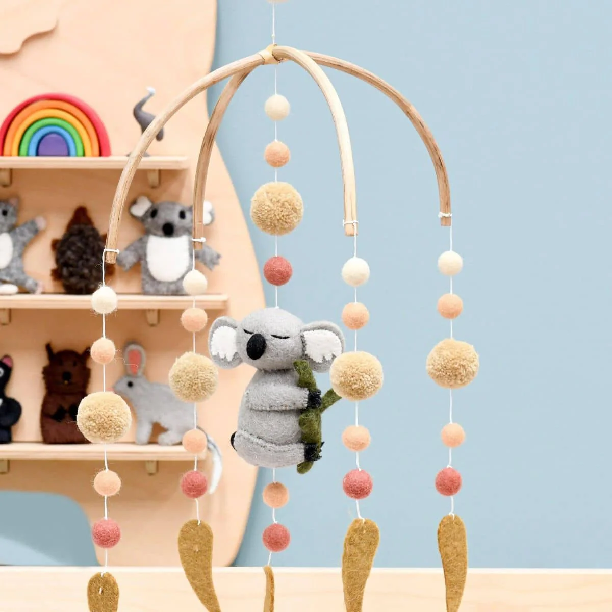 Tara Treasures Baby Cot Mobile - Sleeping Koala - Image 9