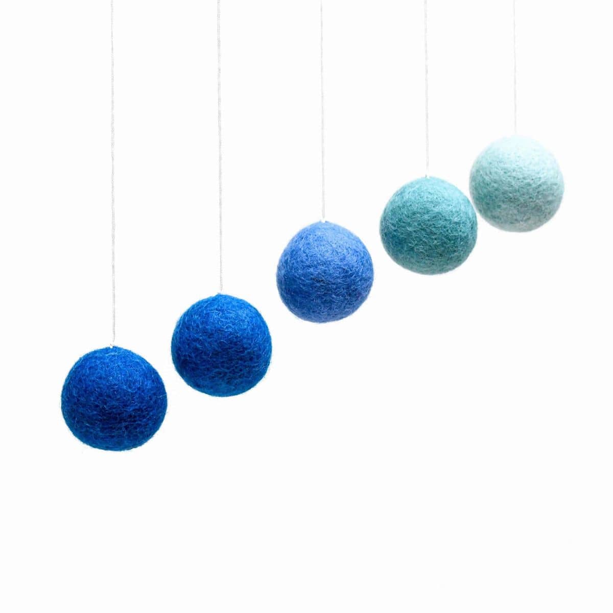 Tara Treasures Montessori Gobbi Baby Mobile - Blue - Image 3