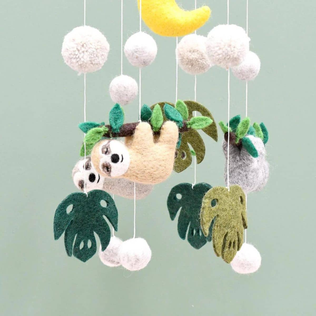 Tara Treasures Nursery Cot Mobile - Sloth Away - Image 6