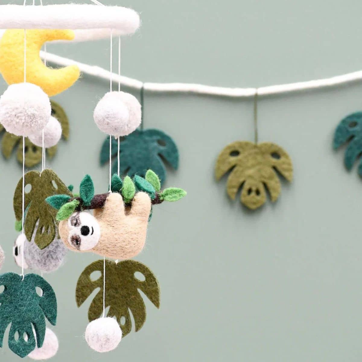 Tara Treasures Nursery Cot Mobile - Sloth Away - Image 9