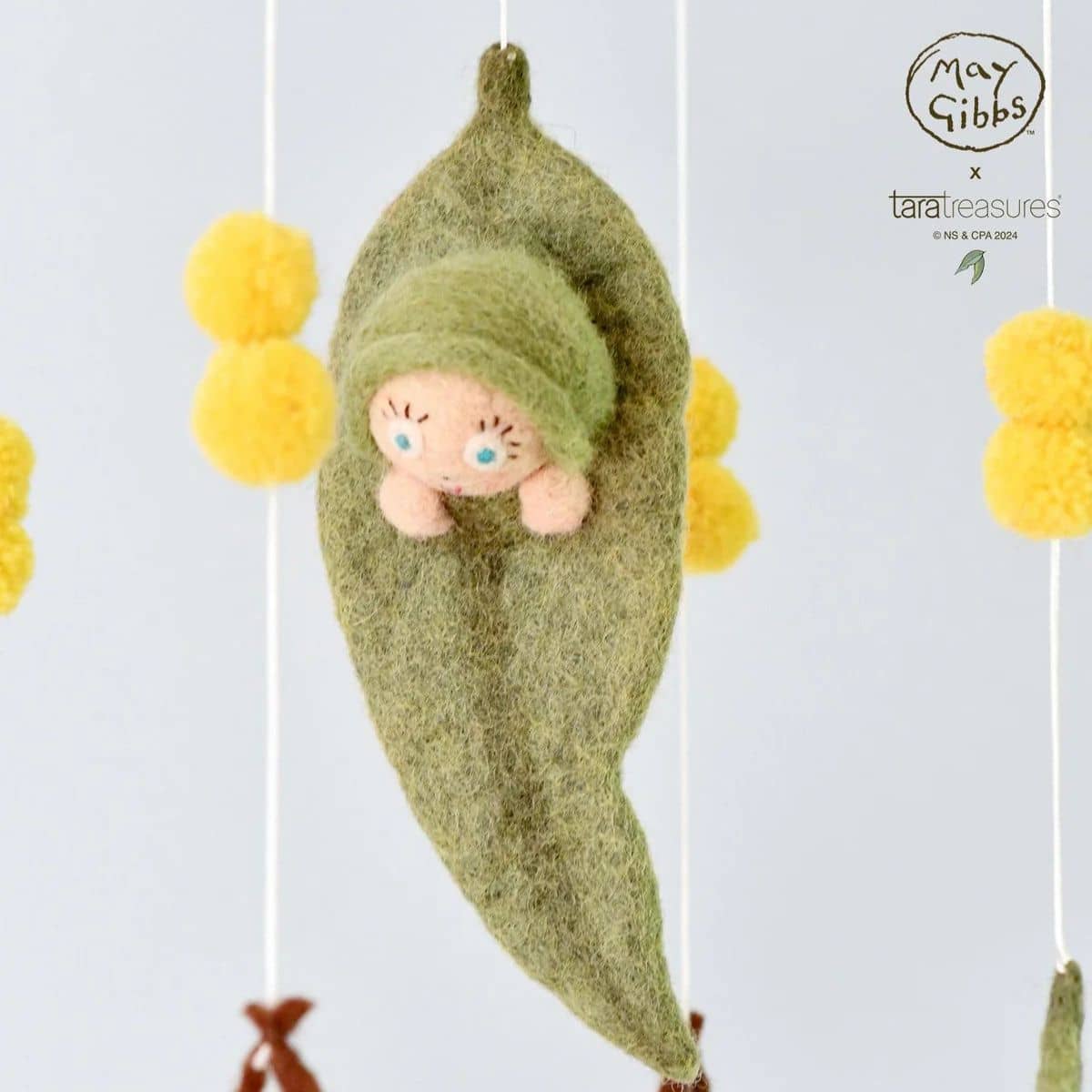 Tara Treasures x May Gibbs Cot Mobile - Gumnut Baby - Image 4