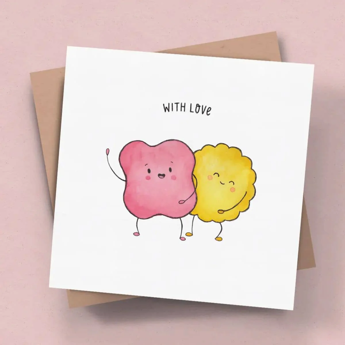 The Kiss Co. Greeting Card - With Love - Image 2