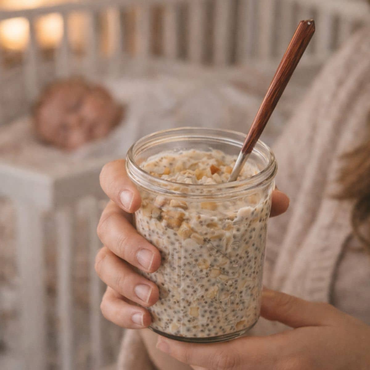 The Milk Pantry Mumma Mornings Overnight Oats - Apple + Cinnamon - Image 4